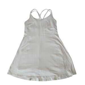 Old Navy Active White Sports Mini Dress Shorts Lined Women's Size M 2351